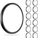 12Pack 3200lm LED Flush Mount Ceiling Light, Super Slim 12 inch Ceiling Light, 5000K LED Light for Bedroom, Living Room, Dining Room  (Black)