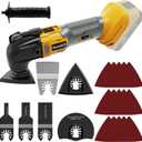 Oscillating Multi Tool for DeW 20v Max Battery, Brushless, 6 Variable Speed, Cordless Oscillating Tool, Multiusos, 22 Pcs Multi Tool Kit Cutting, Sanding, Scraping (Battery Not Included)