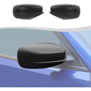 Side Mirror Cover Cap Cover Compatible with 2010-2026 Dodge Charger/for Chrysler 300 300C, Rear View Mirror Cover Caps(Matte Black)