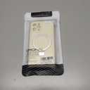 Liquid Silicone Case for iPhone 12 pro with Magnetic Ring Stand, Upgraded Camera Lens Protection, Mil-Grade Drop Shockproof, Anti-Scratch Microfiber Lining Silicone Case (Beige)