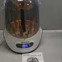 Baby Brezza Baby Bottle Sterilizer and Dryer Machine  Electric Steam Sterilization - Universal Fit - Pacifiers, Glass, Plastic, and Newborn Feeding Bottles (White)