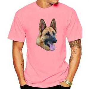 German Shepherd Face T-Shirt, L