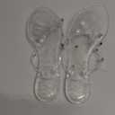 TOP Moda Womens Studded Jelly Flip Flops Sandals with Bow, Size 9