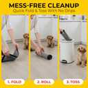 Glad for Pets Black Charcoal Puppy Pads - 6-Layer Leak-Proof Construction, Activated Carbon Odor Control, Pheromone Attractant - Disposable Dog Pee Pads for Potty Training, 23 x 23 in, 100 Count