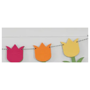 Felt Garland Tulips 6 Pack