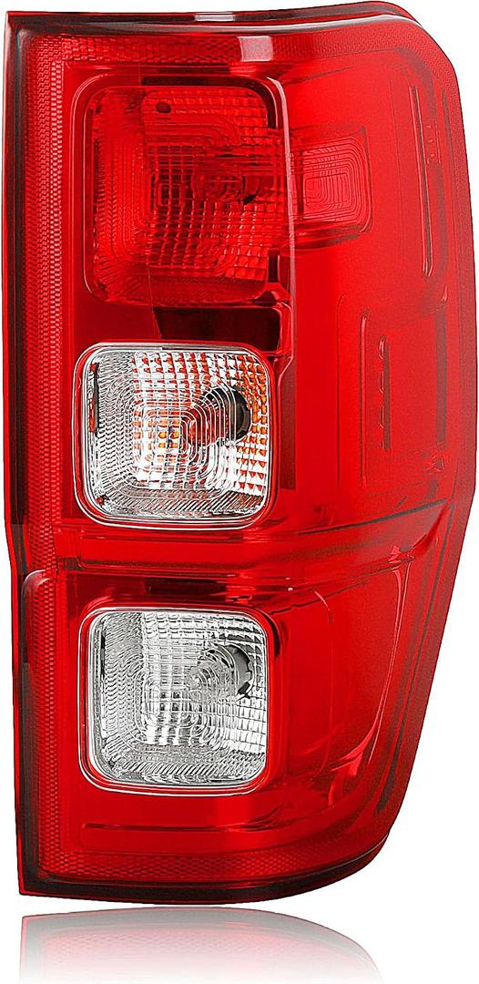 Halogen Tail Lights Assembly Compatible with 2019 2020 2021 2022 2023 Ford Ranger XL W/o Blind Spot Rear Brake Lamp Signal Rear Light TailLight Right Passenger Side KB3Z13404F
