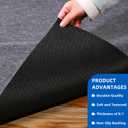 Garage Floor Mat, 7.4 x 17 Ft Waterproof Mat with Non-Slip Backing, Reusable Absorbent Surface, Easy Clean Floor Protector Oil Spill Mats for Garage, Driveway, Workshop