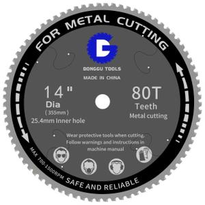 14 in Metal Circular chop Saw Blade for Evolution Saw Carbide Cutting Blade