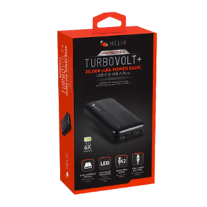HELIX TURBOVOLT+ 20,000 mAh POWER BANK