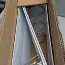 Amazon Basics 3 Ring Binders, 3 Inch D-Ring Organizer for School, Home Office, Paper Storage, White, 2 Pack