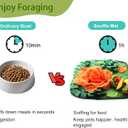 Rabbit Foraging Mat Bunny Snuffle Mat for Small Animals Interactive Puzzle Toy Feed Mat for Rabbits Bunnies Guinea Pigs Hamsters Puppies Chinchillas 17.7 Inches Suit