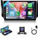 2G+64G Android Car Stereo for Nissan Sentra Sylphy B17 2013-2017,Wireless Carplay Android Auto Car Radio,10.1'' Touch Screen Head Unit with GPS WiFi Bluetooth Mirror Link FM RDS Backup Camera