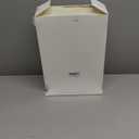 Desktop Storage Drawers, Plastic Desk Organizer with 2 Drawers, Modular Stackable Toolbox Units for Office Stationary, Makeup Container, Bathroom Countertop (1 Tall Layer, Cream & Clear)