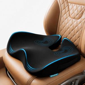 Car Seat Cushion for Driving, Sciatica Pain Relief Car Pillow and Seat Pad, X-Large
