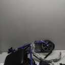 Drive Medical 795B Duet Folding Transport Wheelchair and Rollator Walker, Blue