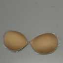 Wingslove Adhesive Bra Reusable Strapless Self Silicone Push-up Invisible Sticky Bras for Backless Dress (Nude Cover,A)