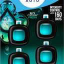 Febreze Car Air Freshener, Odor-Fighting Automotive Vent Clip, Scented Car Accessories, Long Lasting for Strong Odors, Unstopables Fresh Scent, .07 fl oz, 4 Count