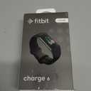 Fitbit Charge 6 Fitness Tracker with Google apps, Heart Rate on Exercise Equipment, 6-Months Premium Membership Included, GPS, Health Tools and More, Obsidian/Black, One Size (S & L Bands Included)