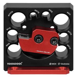 Toolcool Electric Drill Carbide Inserts Dowel Maker High Speed Cutter Plate (Imperial 8 Holes)