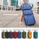 U.S. Traveler Rio Lightweight Softside Rolling Carry-on Suitcase, 2-Wheel Set, Royal Blue, 21"/14"