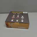 Portable LED Mushroom Table Lamp, Cordless Desk Night Light with 5200mAh Rechargeable Battery, Step less Dimming Small Lamp with 3 Colors and Brightness Control for Bedroom/Patio/Bar/Coffee shop (Gold)