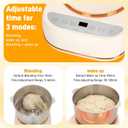 5.3QT Electric Dough Mixer with Ferment Function, Large Capacity Dough Maker Machine, 304 Stainless Steel Bowl,Face-Up Touch Panel, Timer Control, Household Bread Mixer for Pizza
