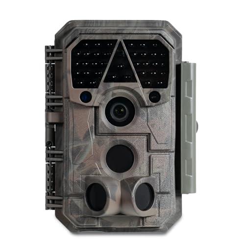 Meidase P70 (Non-Cellular,Non-WiFi) Trail Camera, 64MP 1296p, Game Cameras with No-Glow IR Night Vision, Motion Activated, Waterproof for Wildlife Deer Cams, Hunting