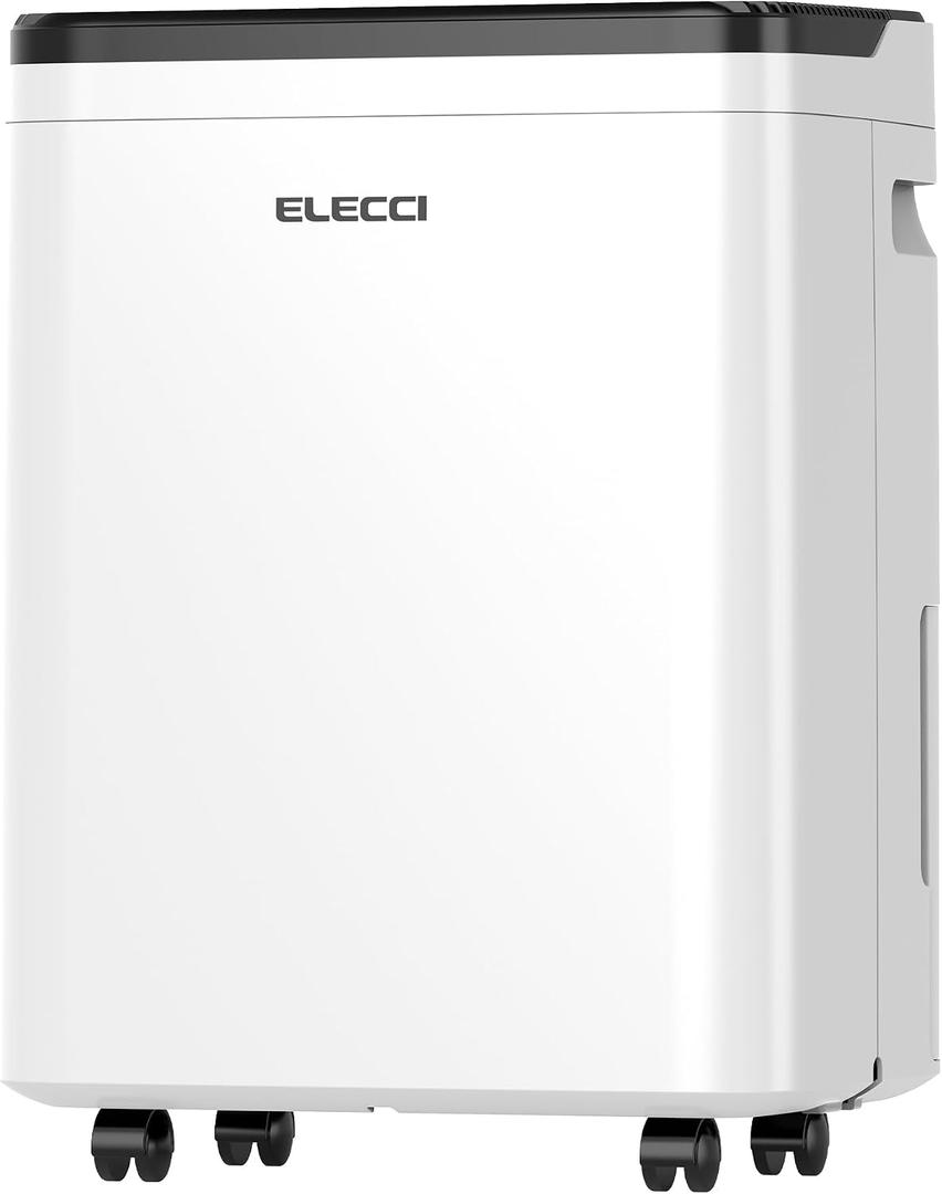 5500 Sq. Ft Large Dehumidifier for Basement, 80 Pint Dehumidifiers with Drain Hose for Home and Bathroom, Quiet Sleep Mode Air Dehumidifier for Bedroom, Portable Dehumidifier for RV, Garage