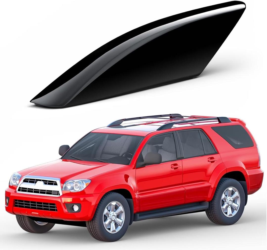 Car Roof Rack End Caps Compatible with Toyota 4Runner 4WD N210 2003 2004 2005 2006 2007 2008 2009 Roof Rail End Cap Roof Rack Cover Shell Protection