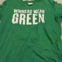 Winners Wear Green Spirit Wear Team Game Color War Camp Game T-Shirt