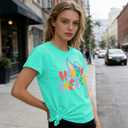 Valentines Shirts for Kids - Hearts Bows Valentine’s Day Tshirt Toddler Boys Girls Cute Love Tops (L)