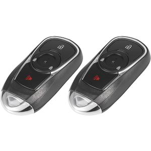 X AUTOHAUX 2pcs 315MHz HYQ4AA Replacement Keyless Entry Remote Car Key Fob for Buick Encore 2017-2020 4 Key Button Proximity Smart Key 13508417