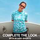 Kanu Surf womens Marina Upf 50+ Short Sleeved Active Rashguard & Workout Top (Blue, XS)