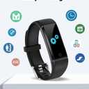 GRV No Bluetooth Pedometer Watch Fitness Tracker No Phone Needed, Step Counter Calories/Sleep Tracker for Walking Running for Men Women Waterproof (Black)