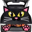 JOYIN Halloween Trunk or Treat Car Decorations Kit, Halloween Cute Cat Stickers Car Black Decorations for SUV, Archway Garage Door Haunted House Outdoor Outside