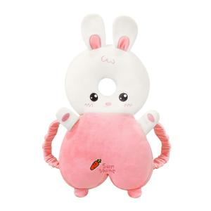 PandaEar Baby Head Protection Backpack, Walker Head Protector Toddler, Adjustable Baby Head Protection Backpack Wear Safety Pad, Soft & Comfortable (Pink Rabbit)