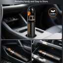 Car Vacuum, Handheld Vacuum Cordless with 21000Pa Powerful Suction & 3 Modes, 4-in-1 Portable Hand Held Mini Vacuum Cleaner Rechargeable, Ultra Light for Car Home Office (Black)