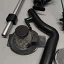 Candy Corded Stick Vacuum Cleaner, Powerful Suction Handheld Vacuum with One-Click Dust Disposal, 3-in-1 Use for Hard Floor, Ceramic Tile, 0.8 Liters Capacity, Easy Clean (Black)