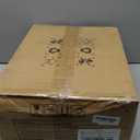 Ohniyou 60'' Ceiling Fan with Lights, Industrial Ceiling Fan with 5 Aluminum Blades, App/Remote Controlled, Dimmable, for Outdoor Patio, Living Room, Black