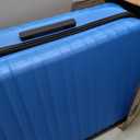 Amazon Basics 30" Hardside Large Checked Luggage, Expandable For Up to 15% More Space, With Scratch-Resistant Surface, Four Multi-directional Wheels, Telescoping Handle, Light Blue