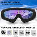 Ski Goggles, Motorcycle Goggles, 3 Pack Snowboard Snow Goggles for Men Women Adult Youth