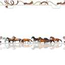 Horse License Plate Frame Animal Stainless Steel License Plate Holder | Fits US Standard 6 X 12In With Screws Rust Resistant For Car Front Rear Accessories Easy Installation For Cars SUV Truck