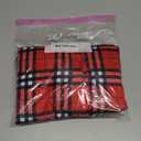 CuteBone Winter Dog Jacket - Reversible, Adjustable, Windproof & Waterproof - Thick Dog Coat for Small to Large Dogs (Medium, 1-Red Plaid)