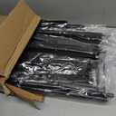 Clothing Rack for Hanging Clothes with 3 Shelves for Luggage Box Storage, Freestanding Mini Garment Rack 30" x 12" x 62",Black
