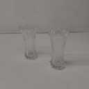 2-Pack Glass Flower Vases, 9.5 Inch Thickened Clear, Phoenix Tail Shape Decorative Modern Plant Vases for Centerpieces, Home Decor, Wedding, Party, Office