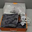 Bedsure Heating Pad for Back with Abdomen Belt - Valentine Birthday Gifts for Seniors Women Mom Men, Electric Heated Pad for Neck and Shoulders, Fast Heating Large 24"x34", ETL Certified, Grey