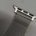 MARGE PLUS Slim Milanese Loop Compatible with Apple Watch Band for women 41mm 40mm 38mm 42mm 46mm 45mm 44mm, Stainless Steel Magnetic Mesh Strap work on iWatch Series 11 10 9 8 7 6 5 4 3 & SE 3 2 1 (Starlight)