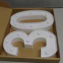 30th Birthday Decorations for Her Him,30th Birthday Centerpieces Table Decorations for Women Men,Light Up Numbers 30 Sign for Party Backdrop Wall Decor for 30 Wedding Anniversary Decoration