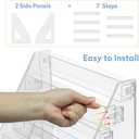Mini Action Storage of 7 Layers Clear Display Case for Miniature, Mini Toys(Mini Action are Not Included)
