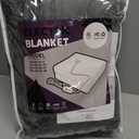 Homemate Electric Heated Blanket Twin - 62"x84" Heating Bed Blankets Throw with 10 Heating Levels 8 Hours Auto Off Fast Heating Over-Heated Protection Ultra Soft Warm Flannel ETL Certified Grey